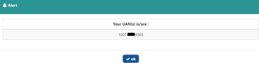 how to recover uan number with mobile number