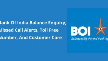 Bank of India Balance Check Number