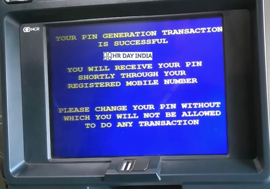 How Can I Generate SBI Atm Pin By SMS 13 sbi atm pin generation successful