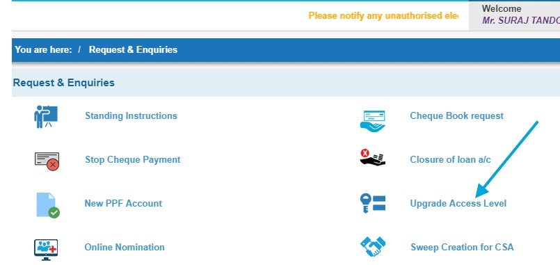reason behind No Accounts Mapped for This Username SBI Error