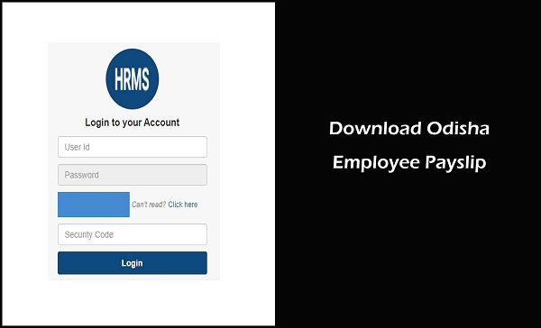 HRMS Odisha Payslip 2020
