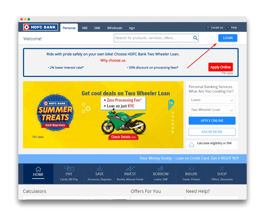 HDFC RTGS Form Download