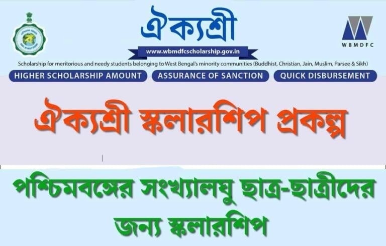 Aikyashree Scholarship 2021