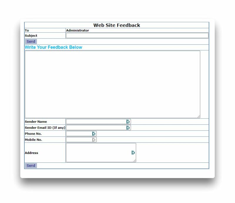 Providing feedback on Delhi Education Department's website