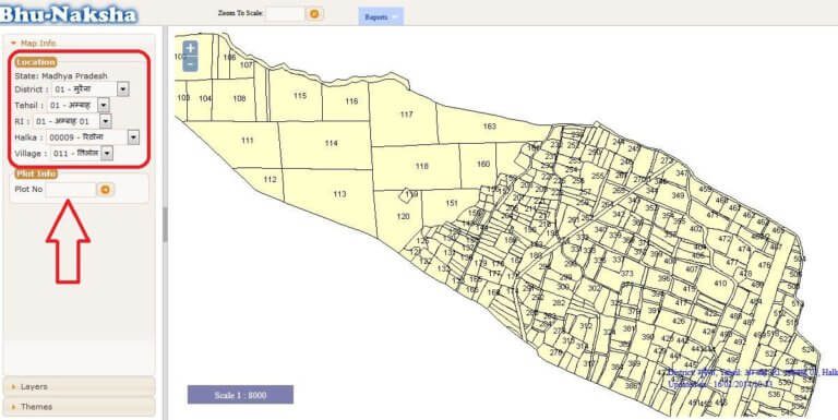 मध्य प्रदेश किश्तबंदी नक्शा देखे / How to View Madhya Pradesh Kishtbandi Map
