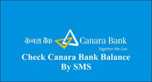 Check Canara Bank Balance By SMS