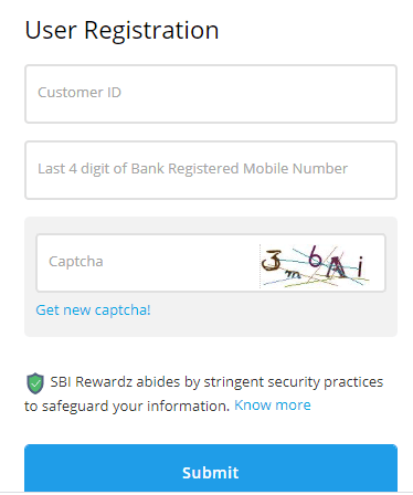 Requirements To Get SBI Rewardz Customer ID