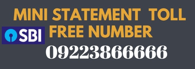 SBI Mini Statement Important Details