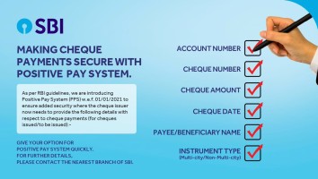 SBI Positive Pay System From Jan 1, 2021: Submit High-Value Cheque Via SBI Online & Mobile Banking