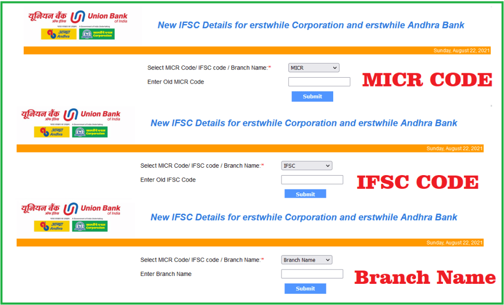 new ifsc code of andhra bank