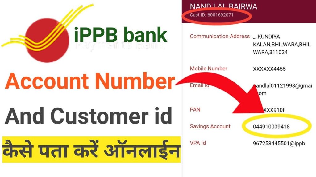 how to find ippb customer id