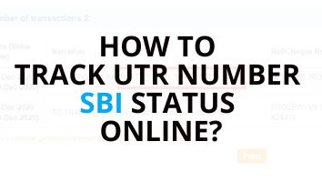 How to track UTR Number SBI Status Online?