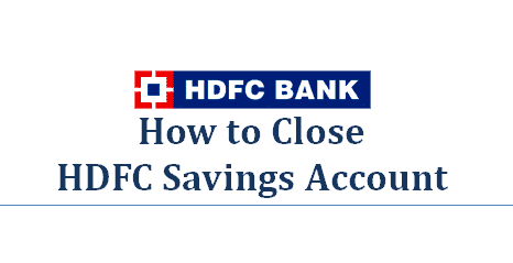 close hdfc bank account
